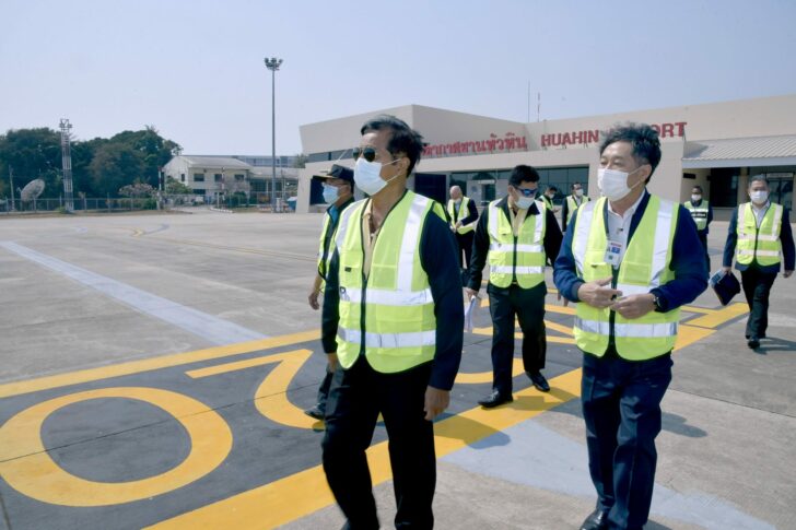 “ถาวร” ลงพื้นที่ตรวจงานสนามบินหัวหิน กางแผนทุ่มงบยกระดับตามมาตรฐานไอเคโอ