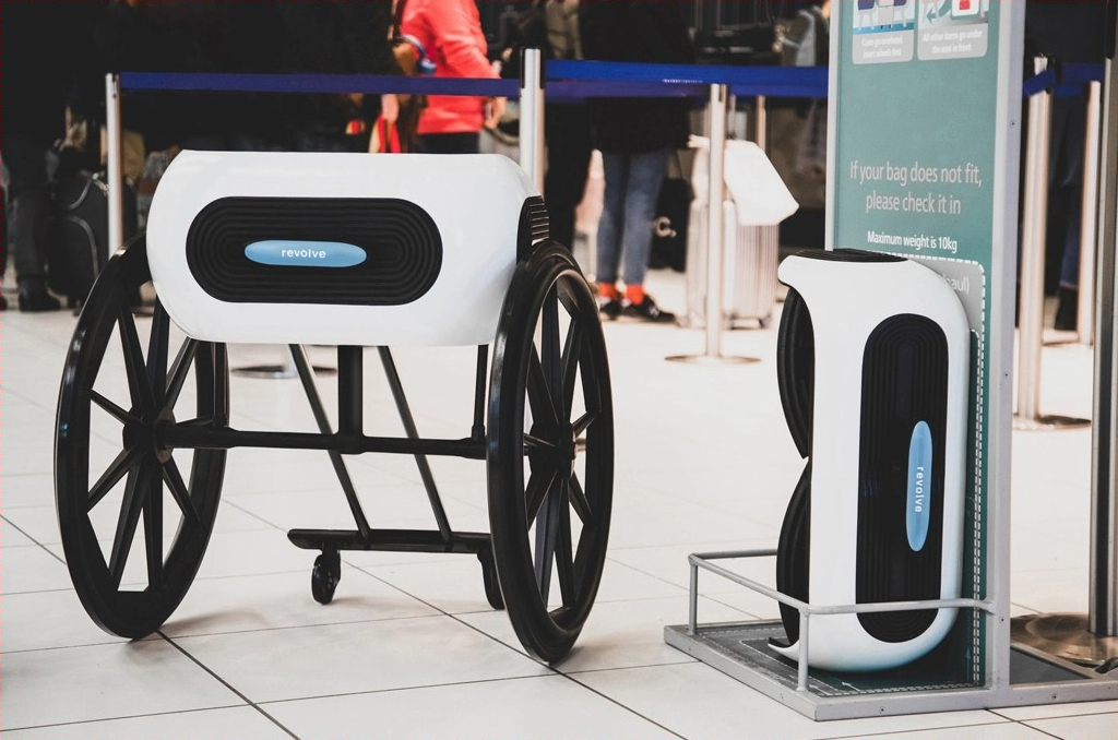 Revolve Air วีลแชร์พับเก็บได้ ที่สามารถพับได้ยันล้อ