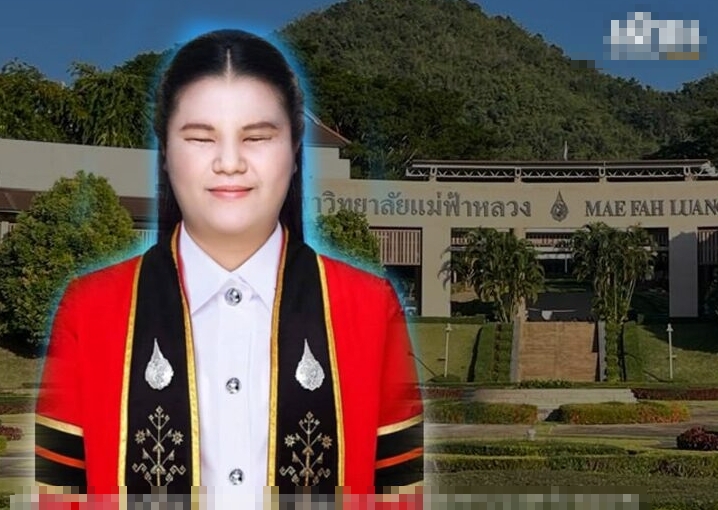 แห่ชื่นชม “น้องอ้อม นันทพร” บัณฑิตพิการป้ายแดง เรียนภาษาจีนจากอักษรเบรลล์สำเร็จ คนแรกในไทย