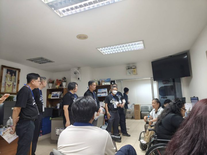 ต้อนรับคณะนักบริหารระดับสูง สำนักงาน ก.พ.ร. ศึกษาดูงาน 1479 สายด่วนคนพิการ
